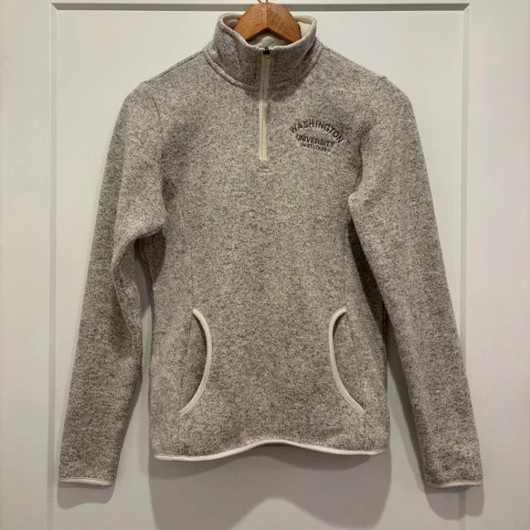 Charles River Washington University St Louis Fleece Pullover 1/4 Zip Women's S - Picture 1 of 8
